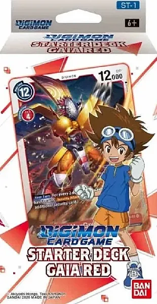 DIGIMON CARD GAME - STARTER DECK GAIA RED ST-1 - EN
